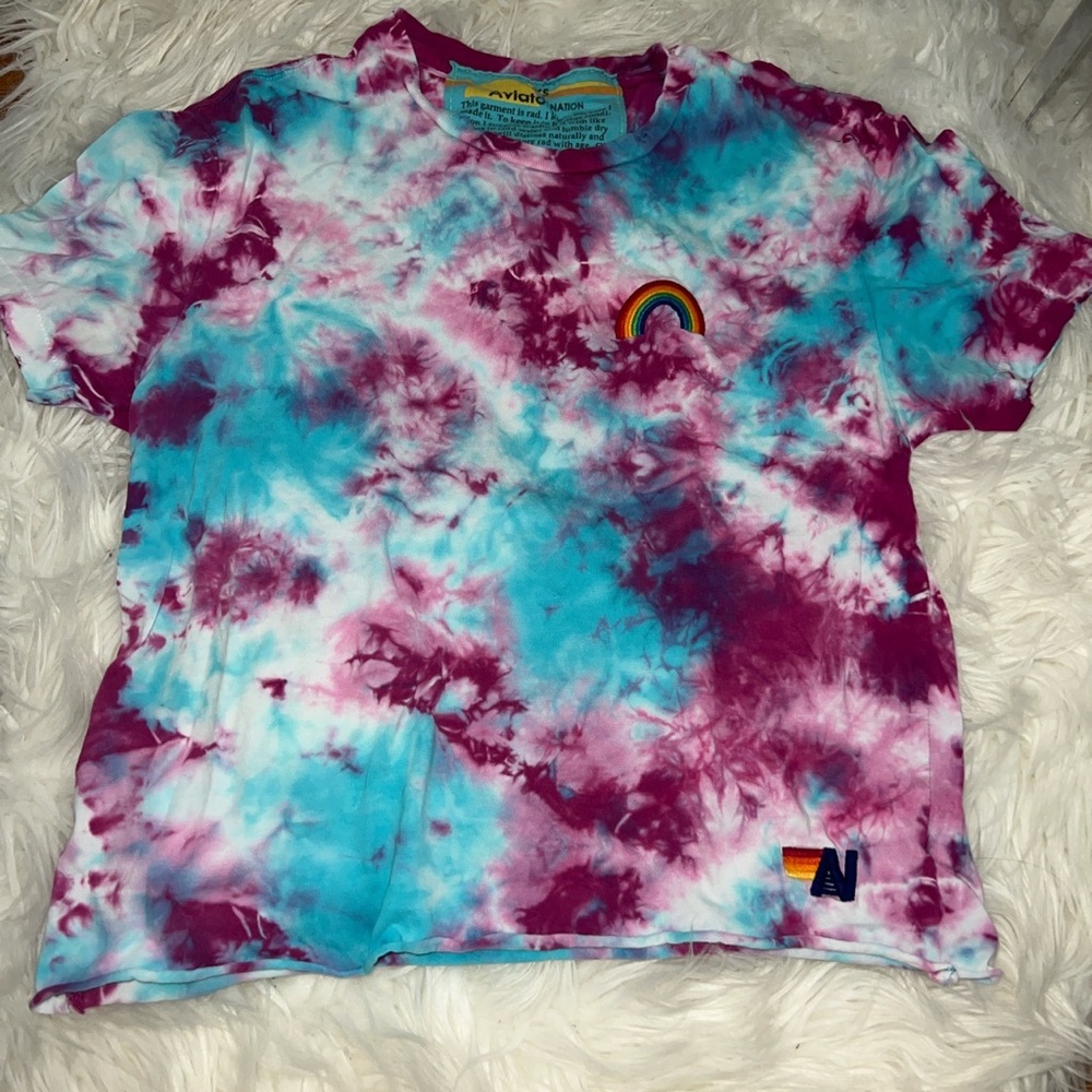 Tie Dye Aviator Nation Top